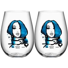 Kosta Boda All About You 2-pk 2 stk/pakke Miss You
