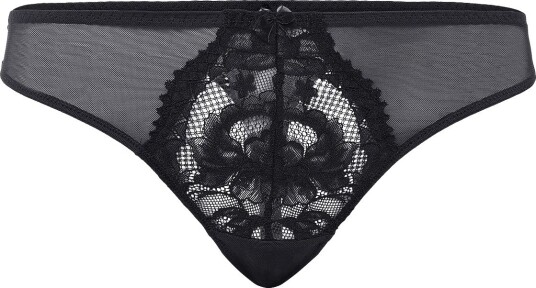 Dorina Adelie Thong   Black   XXL