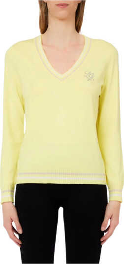 Liu Jo Dame Strikkevarer Gul XL,