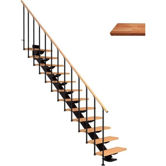 Dolle Sydney Rett Trapp Svart 9005 classic Ii oljet Eik 85 13 Loddrett Høyde 259 315cm Dolle Sydney Rett Trapp Svart 9005 classic Ii oljet Eik 85 13 Loddrett Høyde 259 315cm