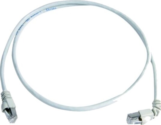 Telegärtner 100008493 Rj45 Nettverks-/Patchkabel Cat 6A S/Ftp 3,0 M Hvit Flammehemmende Med Knekkbeskyttelseshylse 1 Stk