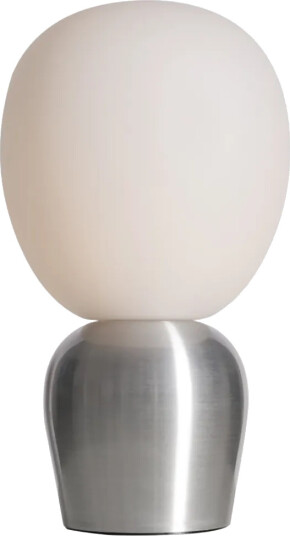 Belid Buddy bordlampe opalglass Slipt aluminium