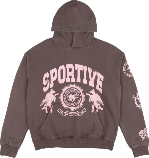 Goodies Sportive Brownie Hoodie   FADEOUT BROWN   XL