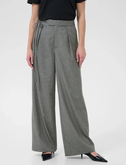 Kaffe Kaellie Wide Pants - Grey - 42 Kaffe Kaellie Wide Pants - Grey - 42