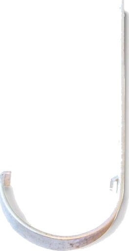 Plastsparkel 11" hvit white