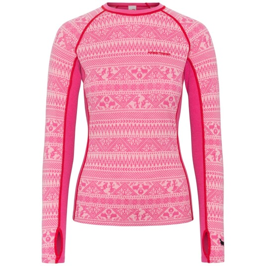 Kari Traa Women's Tale Long Sleeve Bright Pink XL