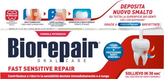 Biorepair Tandpasta Fast Sensitive Repair 75 ml