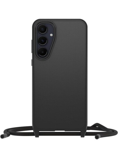 Otterbox React Series - Baksidedeksel For Mobiltelefon - Halskjede - Svart - For Samsung Galaxy A55