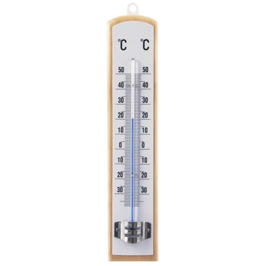 Klassisk termometer for inne og utetemperatur tremateriale Klassisk termometer for inne og utetemperatur tremateriale