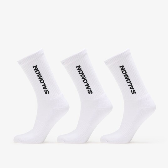 Sokker Salomon Everyday Crew Socks 3 Pack White/ White XL