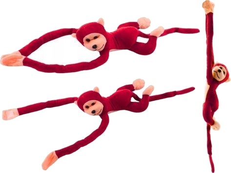 Lean Toys Plysj-Ape Med Lyd 80 Cm