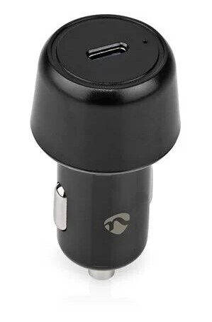Nedis 30 W USB-C Billader for Bil med Automatisk Spenning Utvalg, Svart Nedis 30 W USB-C Billader for Bil med Automatisk Spenning Utvalg, Svart