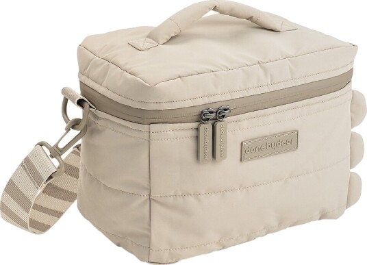 Done by Deer Quilted Insulated Bag Croco Sand Beige 23X 15X H 18CM Done by Deer Quilted Insulated Bag Croco Sand Beige 23X 15X H 18CM