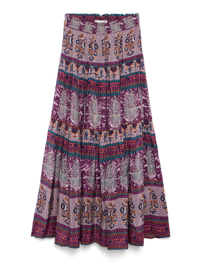 Lollys Laundry Sunsetll Maxi Skirt - Multi/patterned - XS Lollys Laundry Sunsetll Maxi Skirt - Multi/patterned - XS
