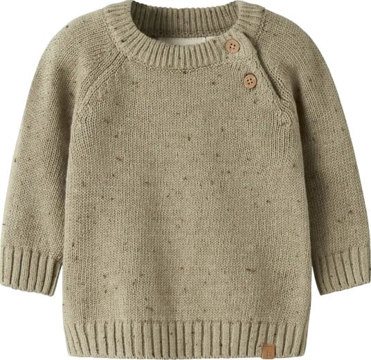 Lil"Atelier Nbngalto Fik Ls Knit Lil Khaki green 86