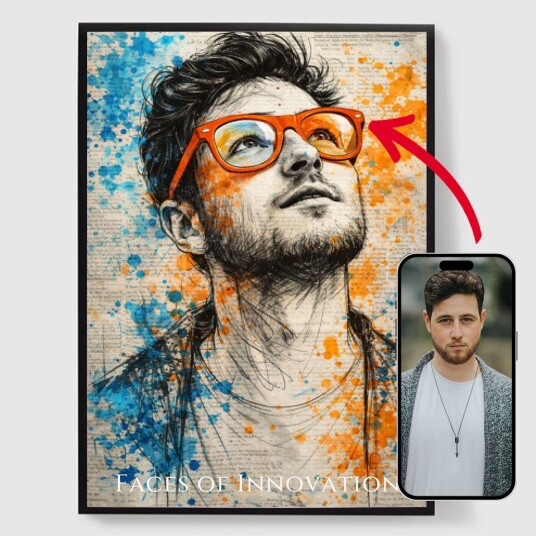Namly Design Personalisert Plakat Kunstnerisk Blekk & Fargeportrett AI Plakat POSTERKG4HRR Namly Design Personalisert Plakat Kunstnerisk Blekk & Fargeportrett AI Plakat POSTERKG4HRR