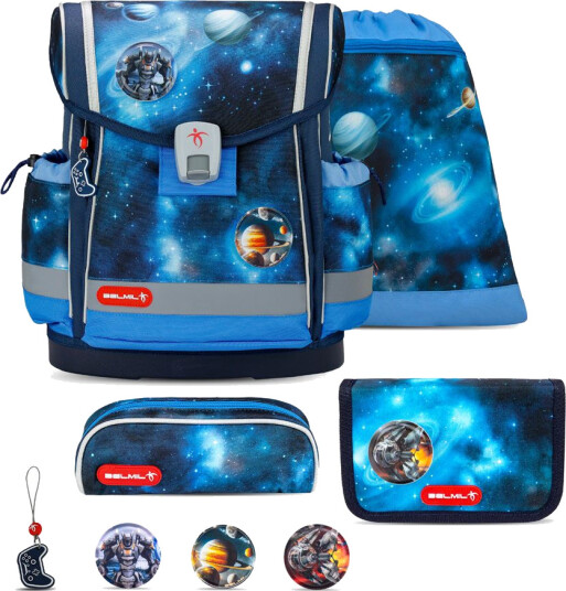 Galaxy Skolesekk Med 5 Deler Belmil School Bags 879914