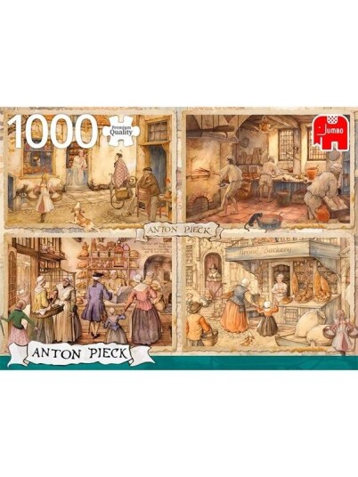 Jumbo Puzzle - Anton Pieck: Bakers from the 19th C