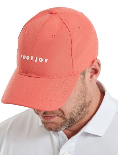 FootJoy Fj Wordmark Cap   Red   ONE SIZE
