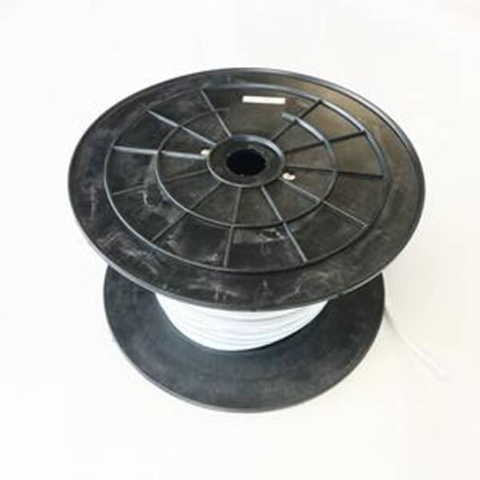 STRIKK 8MM RUND HVIT STRIKK 8MM RUND HVIT