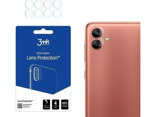 3Mk Hybrid Glass For Kameralinse 3Mk Lens Protect Samsung Galaxy A04 [4 Pack]