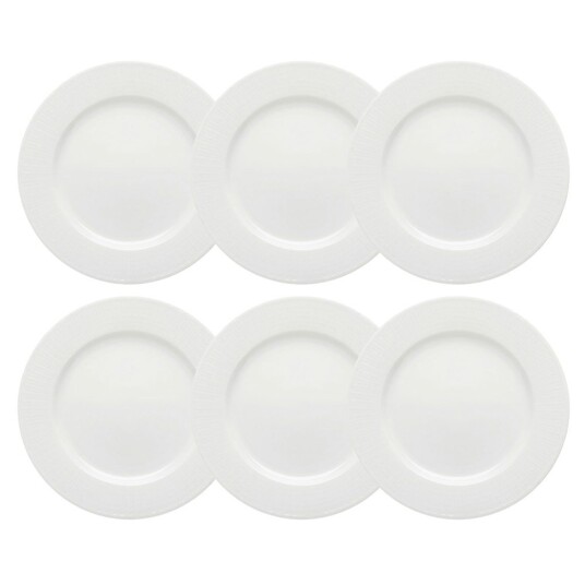 Rörstrand Swedish Grace Tallerken 27 cm Snø 6 pk