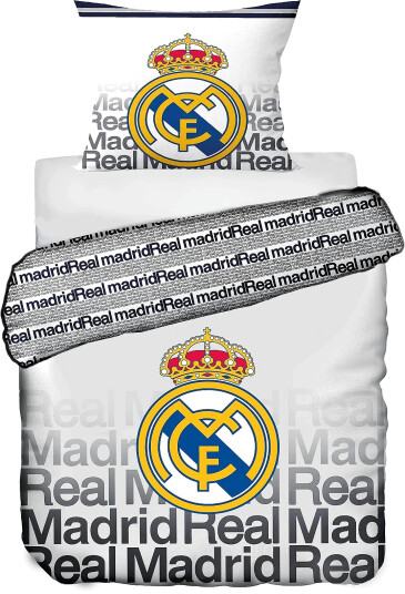 Fodbold Bed Linen Senior Rm 1021   140X200 60X63 Cm   White   140X200;60X63CM