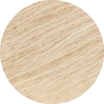 Lana Grossa Setasuri Pearls Garn 201 Lys beige