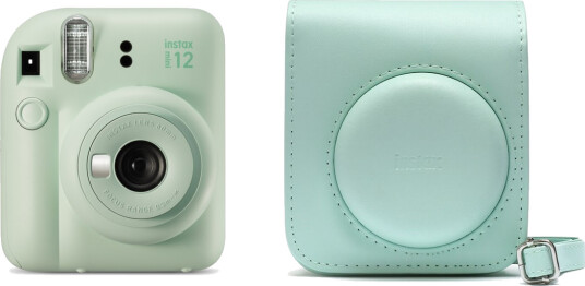 Fujifilm Instax Mini 12 Etui Mintgrønn Kunstlær