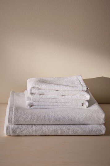 Jotex Håndklesett 4pakning Hvit DARCY 2136350090