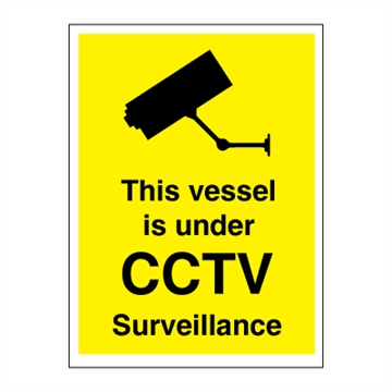 Jo Safety This vessel is under CCTV surveillance Self Adhesive Vinyl 350 x 300 mm ISPS Code IMO 140009V Jo Safety This vessel is under CCTV surveillance Self Adhesive Vinyl 350 x 300 mm ISPS Code IMO 140009V