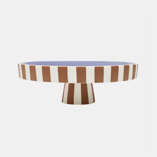 OYOY Toppu serveringsfat stort Ø 27 cm Caramel lavendel OYOY Toppu serveringsfat stort Ø 27 cm Caramel lavendel