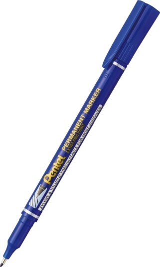Pentel Vanntett Foliepenn Blå 0,6-1 Mm Nf450-C Pentel