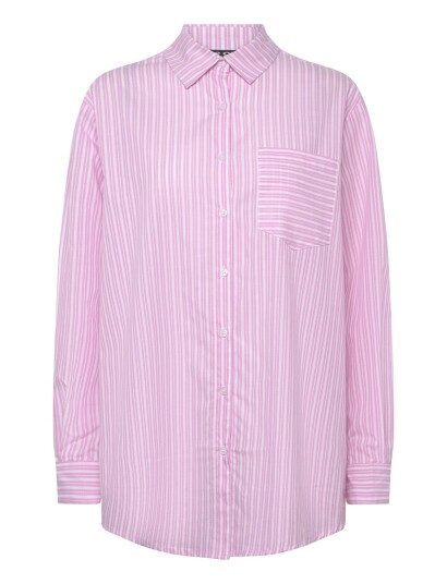 H2O Rønne Essential Pajamas Shirt L/S   Pink   XXS