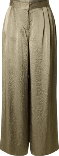 Selected Slfselene Hw Wide Pant B - Green - 38 Selected Slfselene Hw Wide Pant B - Green - 38