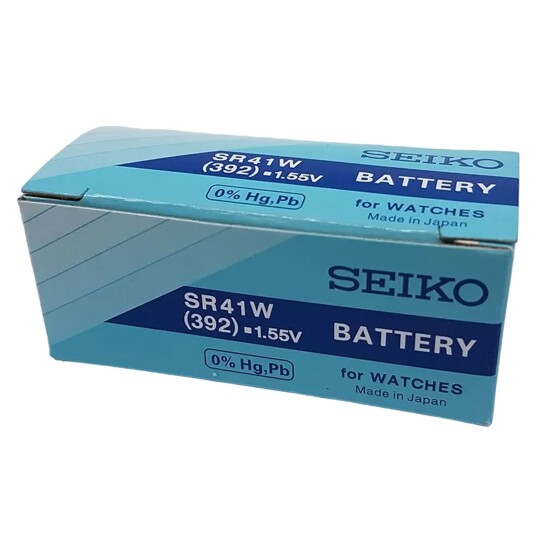 Seiko 1 Stk. 392 Knappcellebatteri SR41W - Unisex - Silver oxide Seiko 1 Stk. 392 Knappcellebatteri SR41W - Unisex - Silver oxide