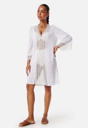BUBBLEROOM Structured Beach Dress White 36/38 BUBBLEROOM Structured Beach Dress White 36/38
