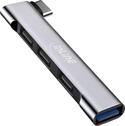 Inline Slim Usb C Hub 4 Porter Usb 3.0+ 3X 2.0 Slim Design 33203N