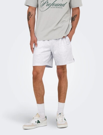 ONLY & SONS Onsdavid Shorts Sweat Noos White XS