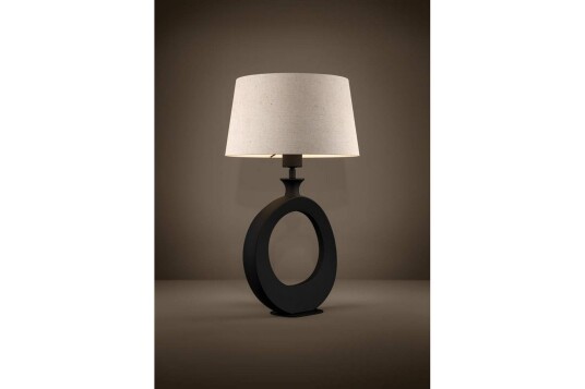 Bordlampe Eglo Diezma Svart/Natur 52 cm 52 cm
