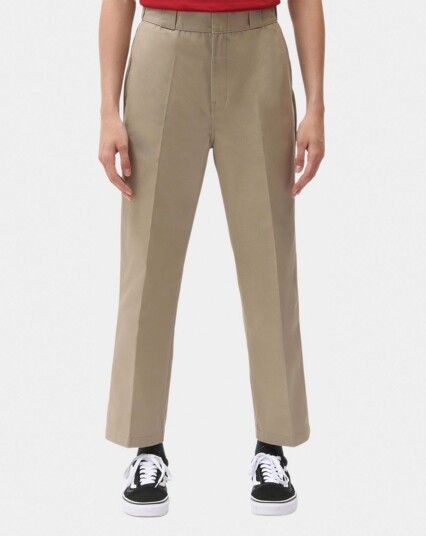 Dickies 874 Women Cropped Work Pants Beige