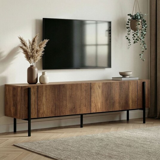 Homitis Tv Stand Nexus Brun Homitis Tv Stand Nexus Brun