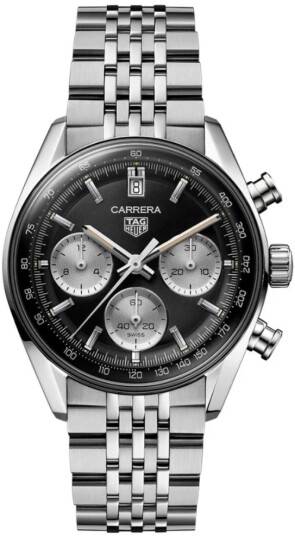 TAG Heuer Herreklokke CBS2210.BA0048 Carrera Sort/Stål Ø39 mm TAG Heuer Herreklokke CBS2210.BA0048 Carrera Sort/Stål Ø39 mm