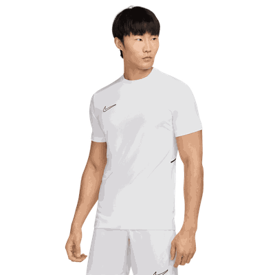 Nike dri fit academy 25 top short sleeve fotballtrøye herre white l