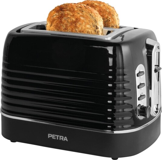 Petra PT5573BLKVDE Oscuro Brødrister 2 skiver - 1050W - Svart