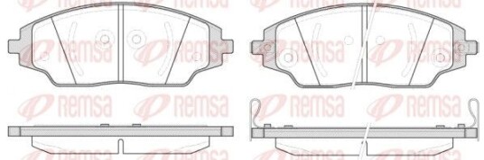 Bremseklosser REMSA 1537.02