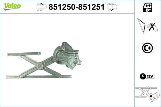 Vindusheis VALEO 851250