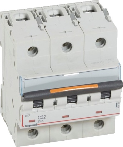 Legrand DX3 MCB automatsikring C32 3P 4.5M 25kA