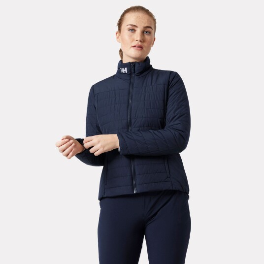 Helly Hansen Dame Crew Insulator 2.0 Fôret Seilerjakke Marineblå Xs