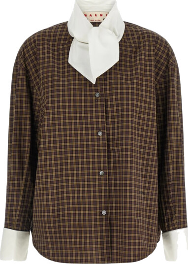 Marni Dame Bluser & Skjorter Brun 2XS,